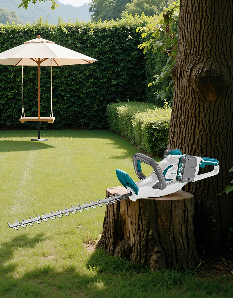 Cordless hedge trimmer